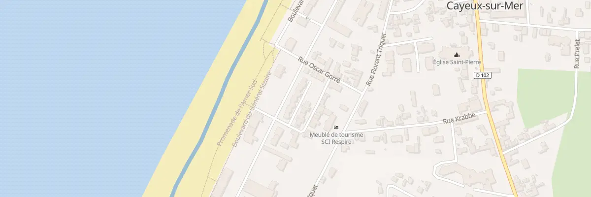 Plan du 81 Rue du Maréchal Joffre à Cayeux-sur-Mer