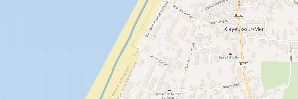 Plan du 275 Bd du Général Sizaire à Cayeux-sur-Mer