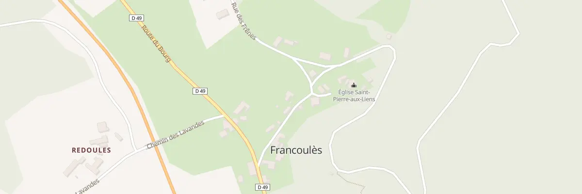 Plan du 5016 Le Bourg à Francoulès