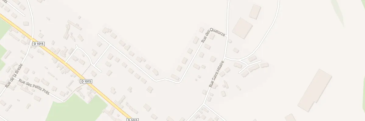 Plan du 25 Rue des Quatorze à Bouvaincourt-sur-Bresle