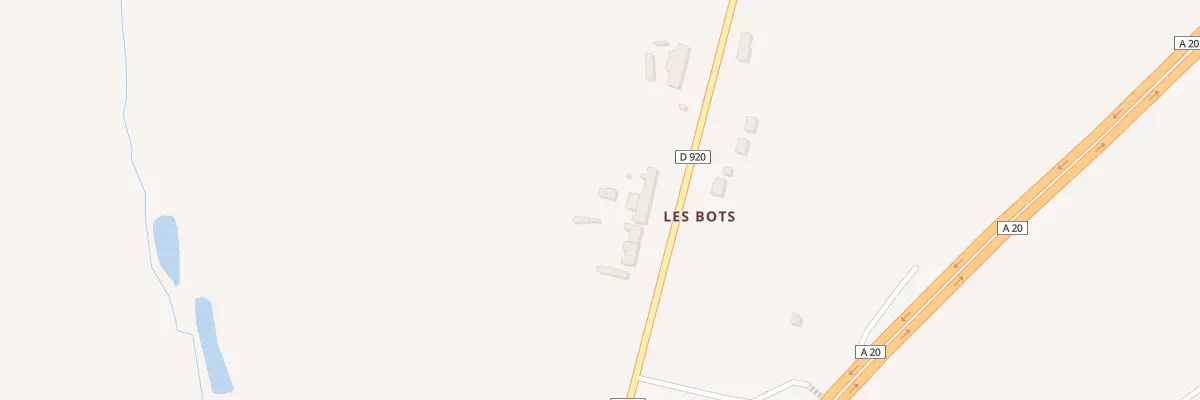 Plan du 5135 Les Bots à Parnac