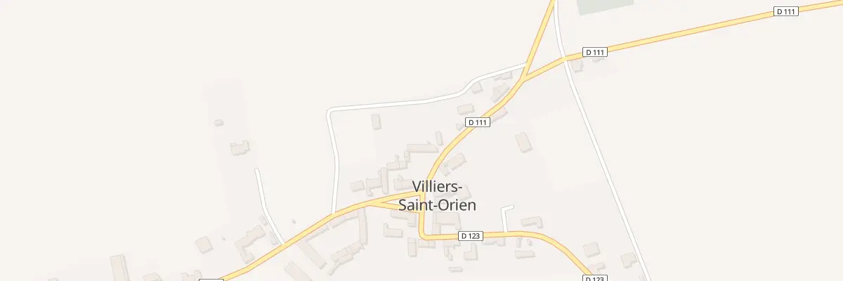 Plan du 1 Rue du Repos à Villiers-Saint-Orien