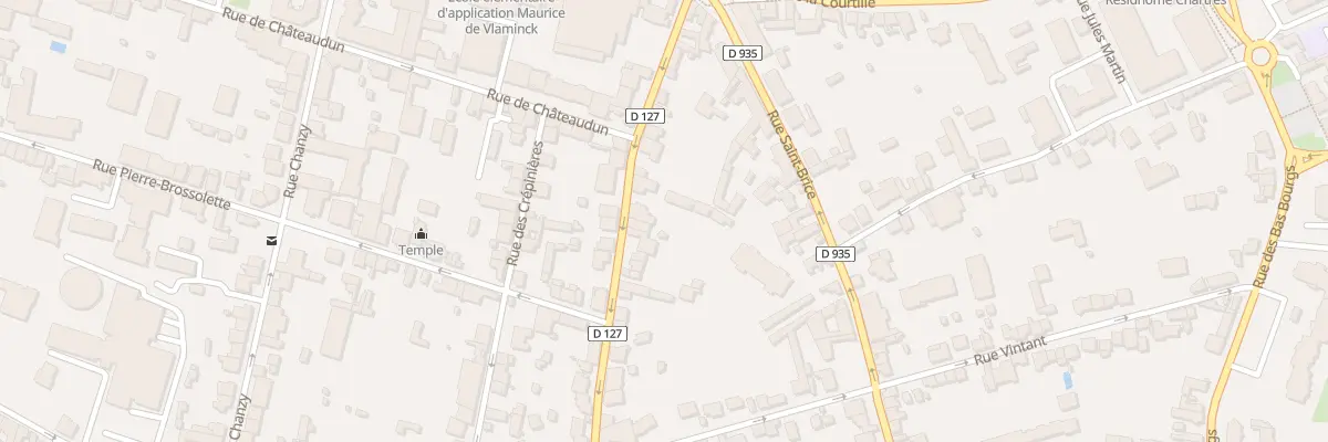 Plan du 23 Rue des Vieux Capucins à Chartres