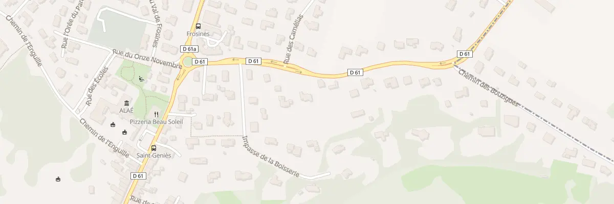 Plan du 6B Rte de Bazus à Saint-Geniès-Bellevue