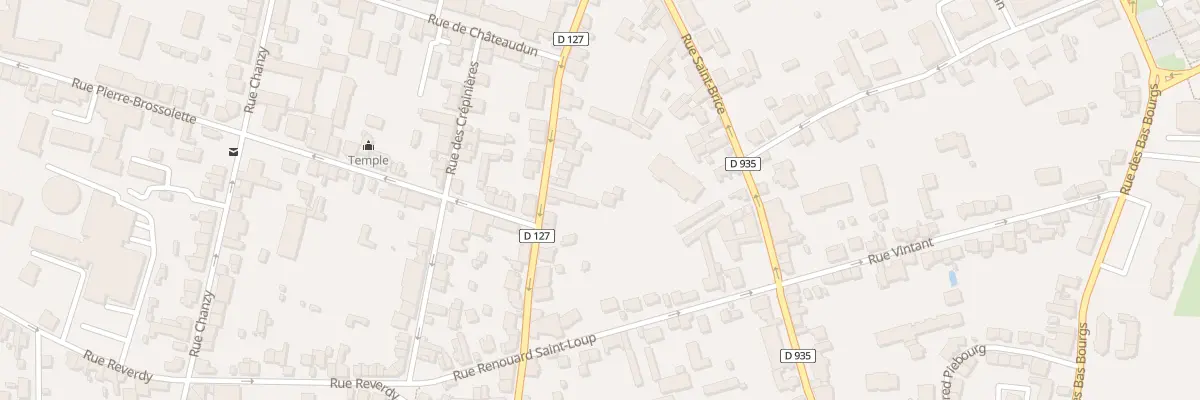 Plan du 33B Rue des Vieux Capucins à Chartres