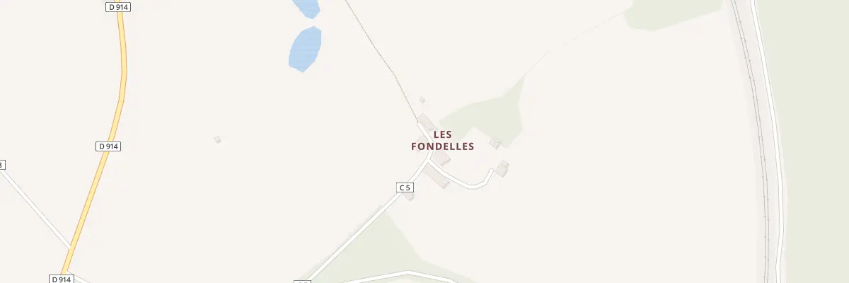 Plan du 5360 Rue des Fondelles à La Jonchère-Saint-Maurice