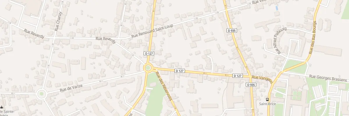 Plan du 16 Rue de Reverdy à Chartres