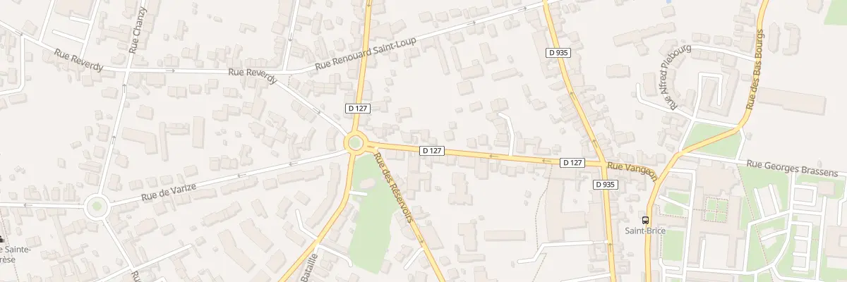 Plan du 14 Rue de Reverdy à Chartres