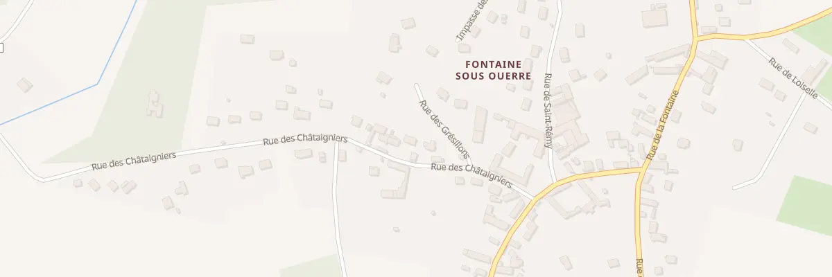 Plan du 4 Rue des Chataigniers à Ouerre