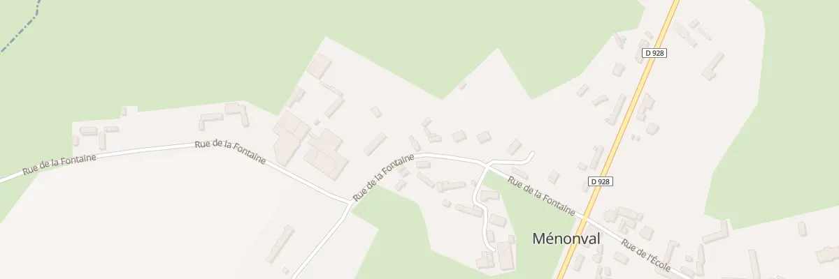 Plan du 5043 Le Bourg à Ménonval