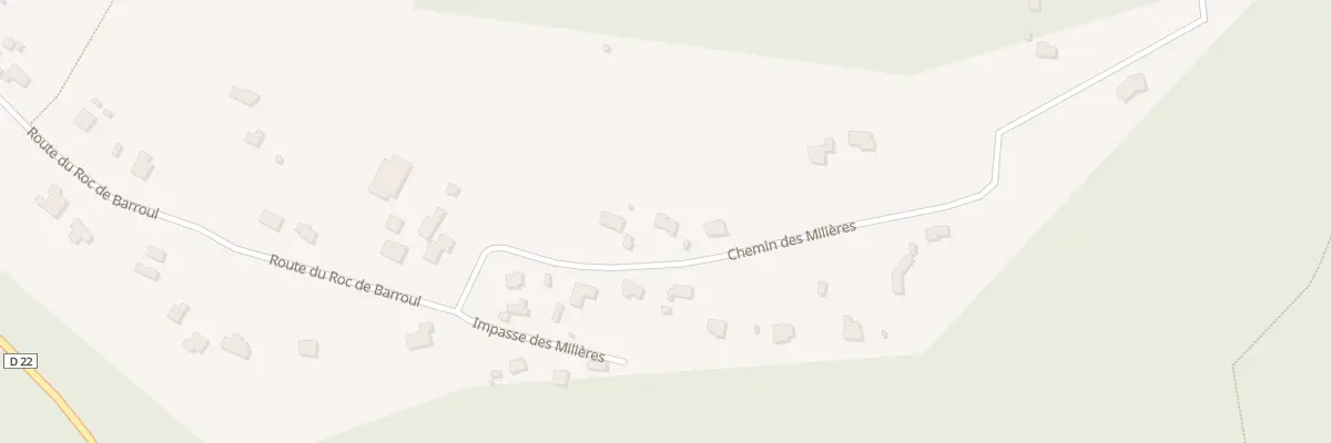 Plan du 785 Che des Millieres à Flaujac-Poujols