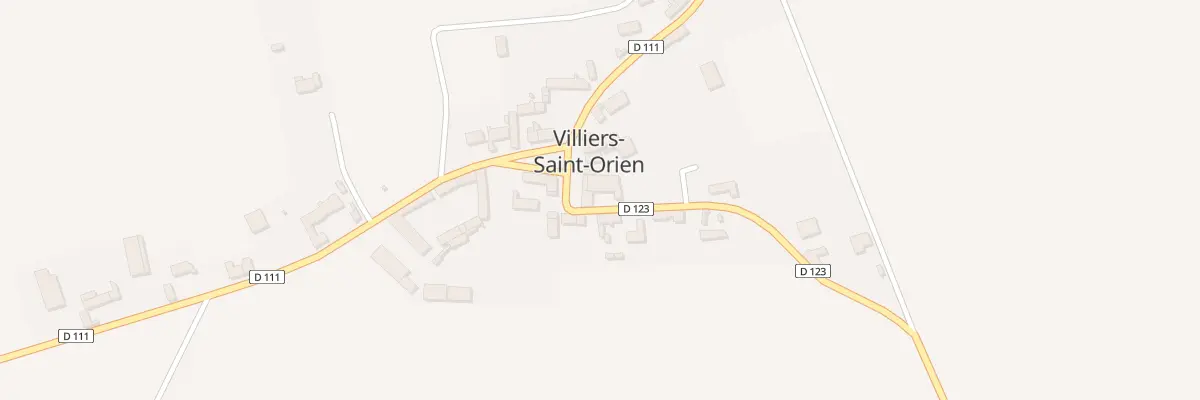 Plan du 3 Pl de l’Eglise à Villiers-Saint-Orien