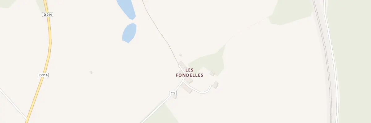 Plan du 5359 Rue des Fondelles à La Jonchère-Saint-Maurice