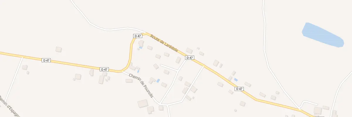 Plan du 557 Rte de Larédole à Fontanes