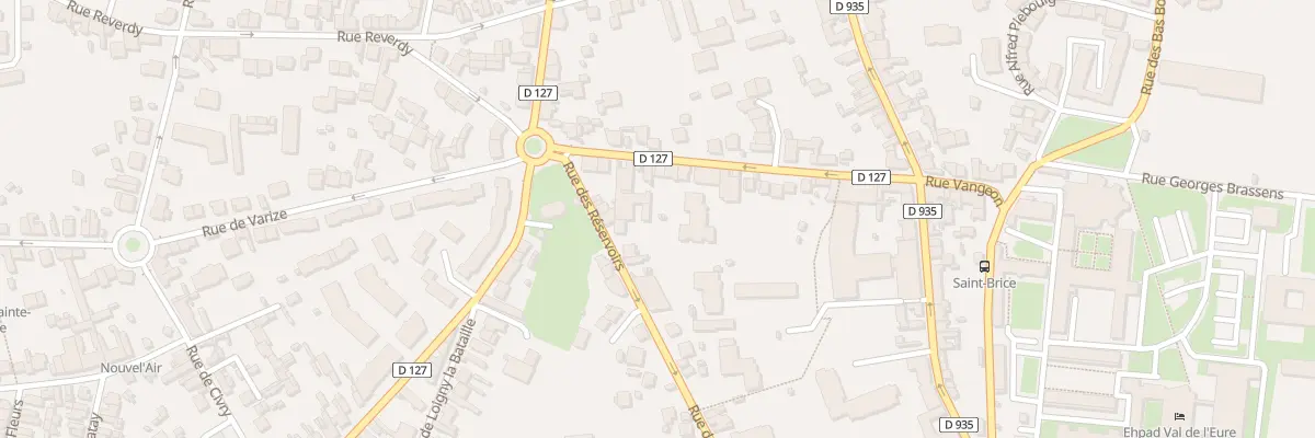 Plan du 21 Rue de Reverdy à Chartres