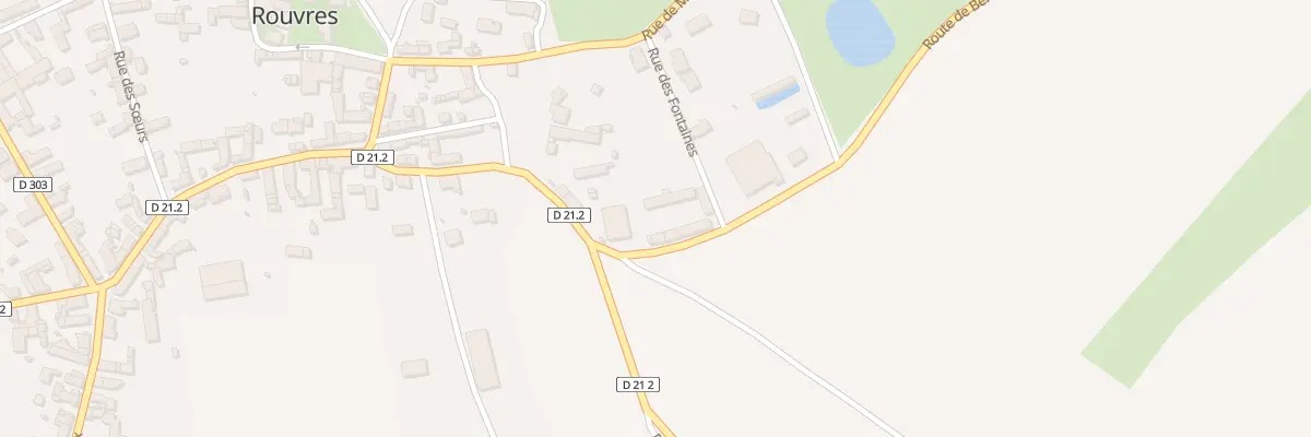 Plan du 2 Rue des Fontaines à Rouvres