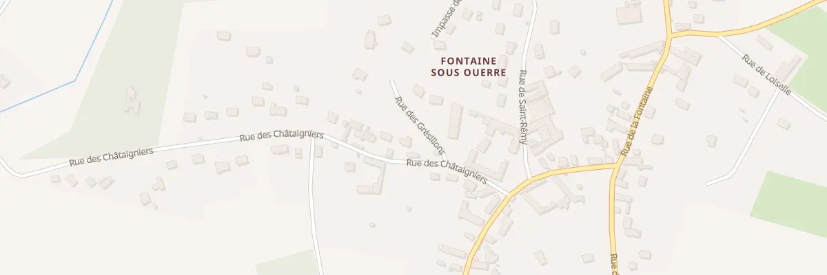 Plan du 2 Rue des Chataigniers à Ouerre