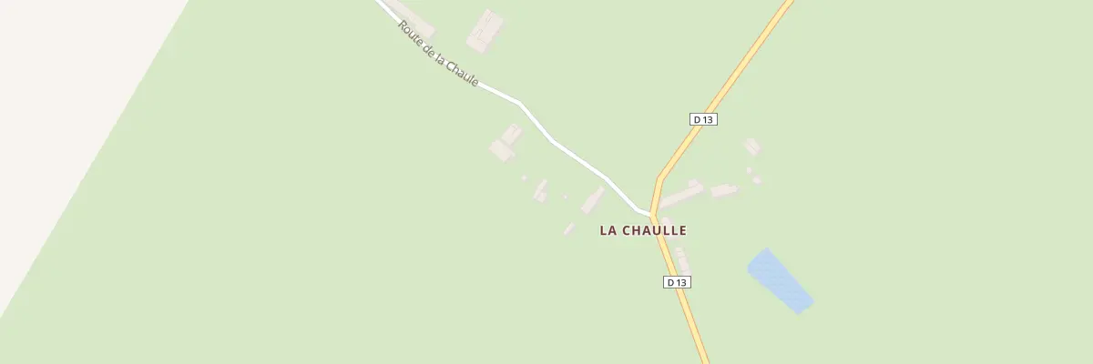 Plan du 95 Rte de la Chaule à Mauquenchy