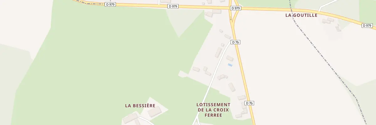 Plan du 2 Lot de la Croix Ferrée à La Geneytouse