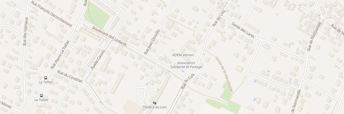 Plan du 4 Bd des Lodards à Vernon