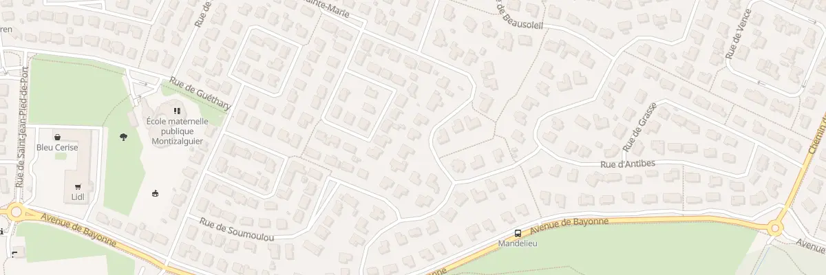 Plan du 34B Rue d’Oloron Ste Marie à L’Union
