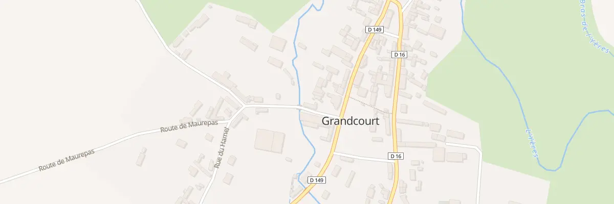 Plan du 5090 Le Bourg à Grandcourt