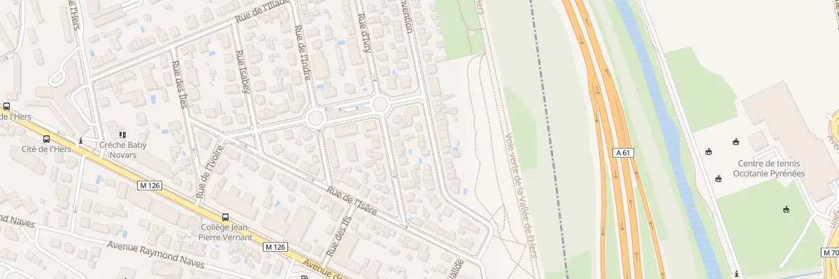 Plan du 23 Rue de l’Invention à Toulouse