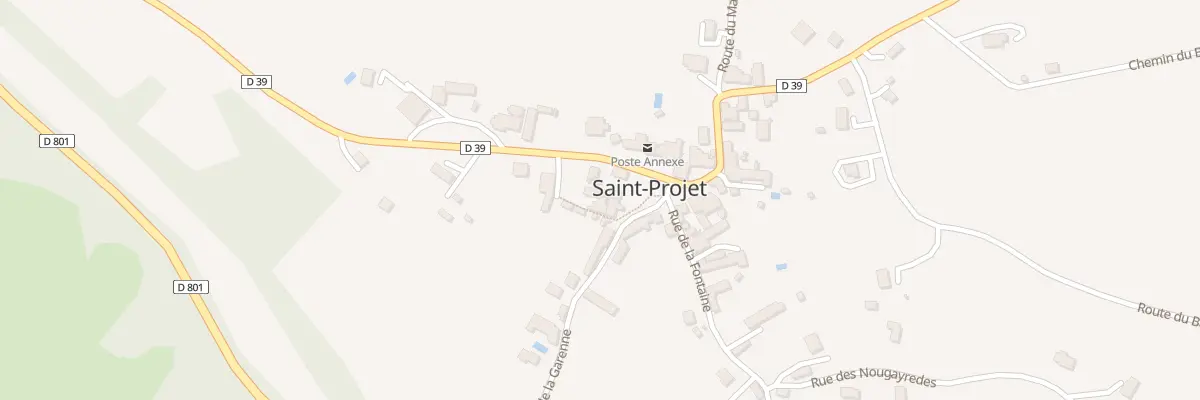 Plan du 5102 Le Bourg à Saint-Projet