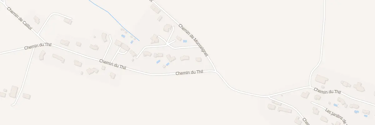 Plan du 8 Monseignet à Corronsac
