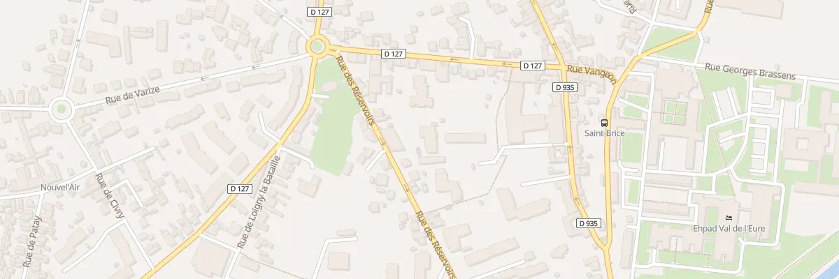 Plan du 17 Rue des Réservoirs à Chartres