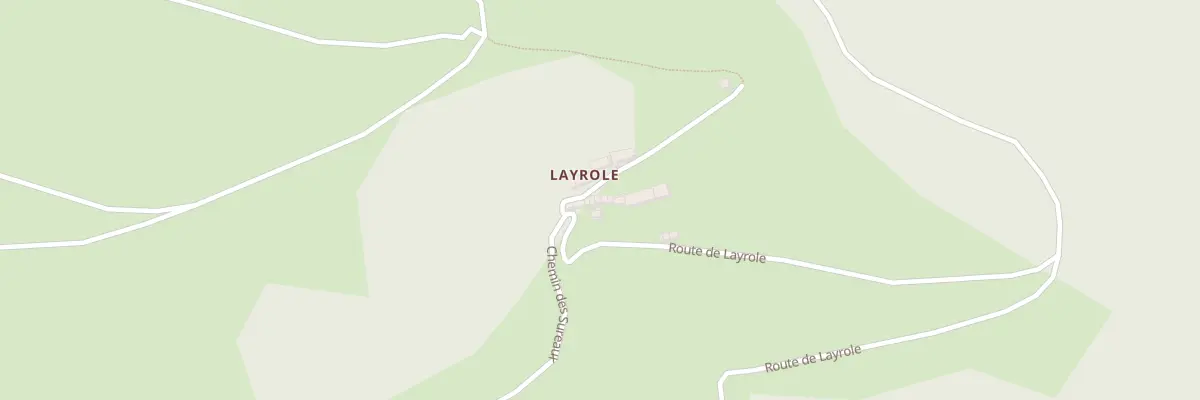 Plan du 154 Lairole à Serres-sur-Arget