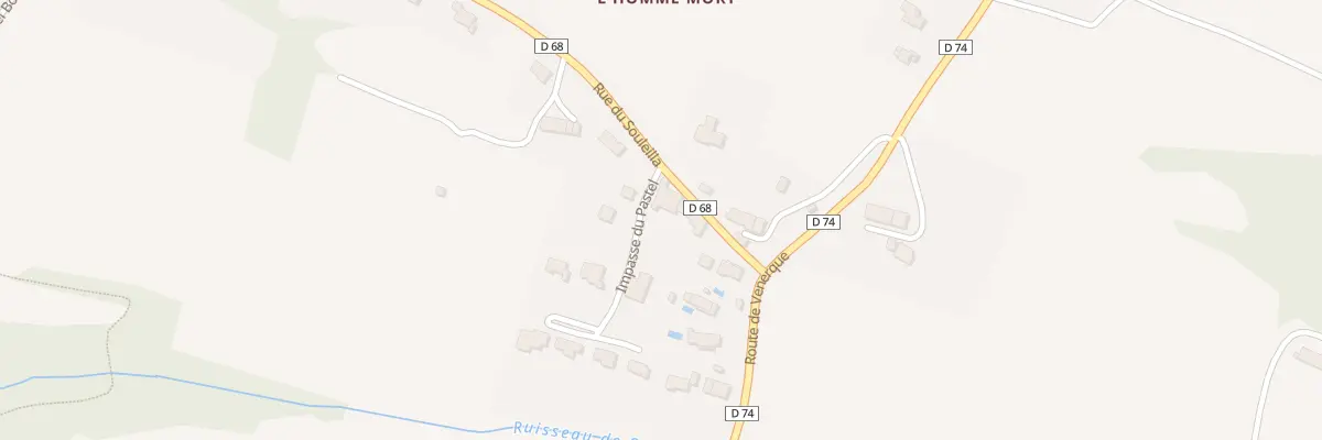 Plan du 23 Rue de Souleilla à Espanès