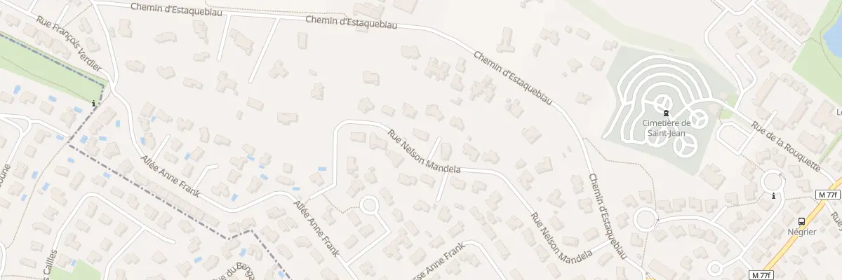 Plan du 20 Rue Nelson Mandela à Saint-Jean