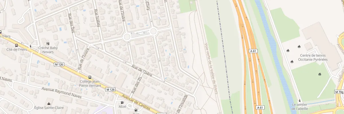 Plan du 17 Rue de l’Invention à Toulouse