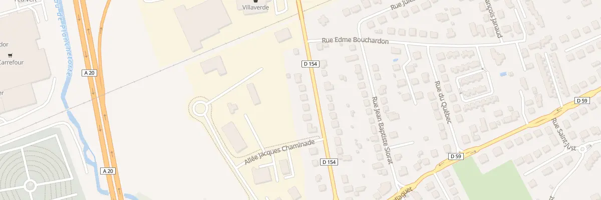 Plan du 23 Rue Antoine Dubayle à Brive-la-Gaillarde