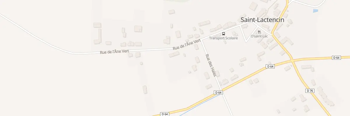 Plan du 1 Rue de l’Ane Vert à Saint-Lactencin