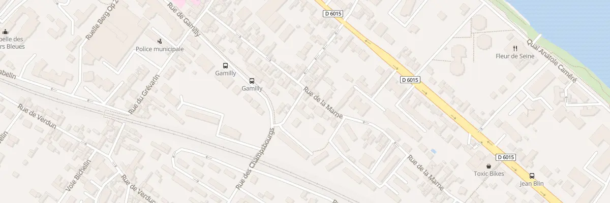 Plan du 23 Rue des Champs Bourgs à Vernon