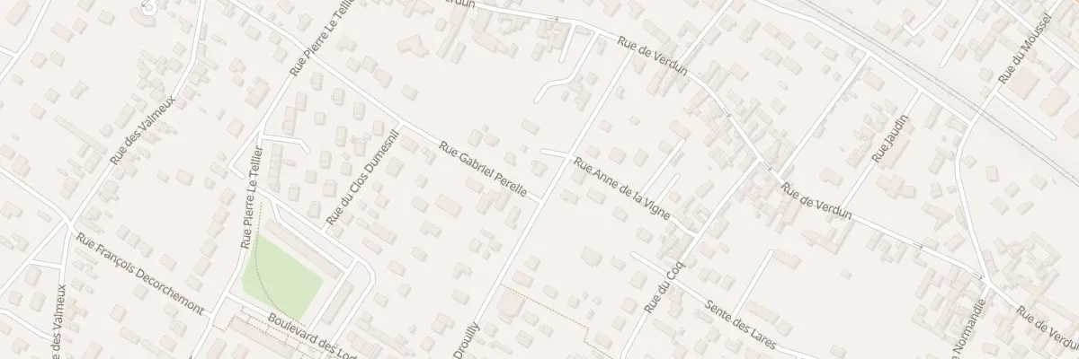 Plan du 12 Rue Jean Drouilly à Vernon