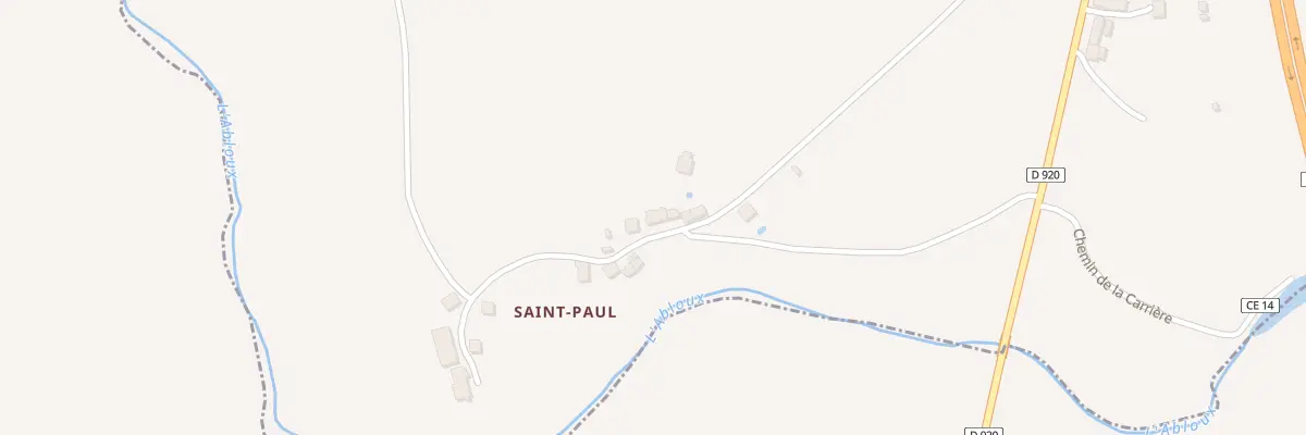 Plan du 6 Saint Paul à Vigoux