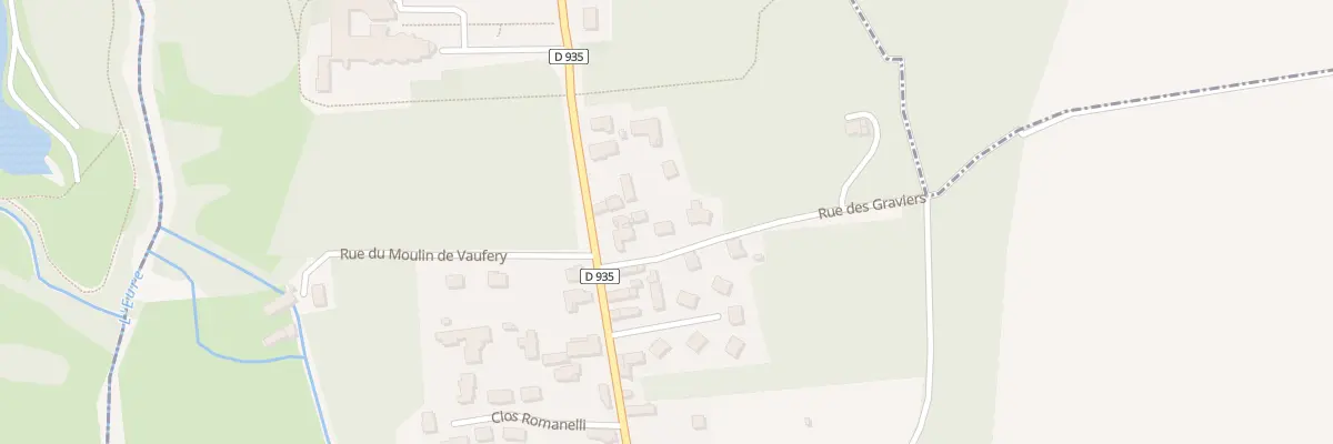 Plan du 1 Rue des Graviers à Morancez