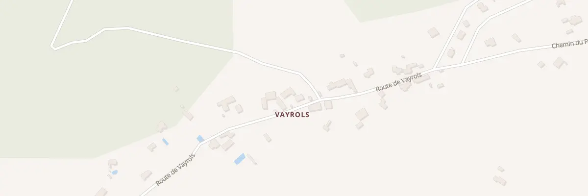Plan du 905 Rte de Vayrols à Flaujac-Poujols