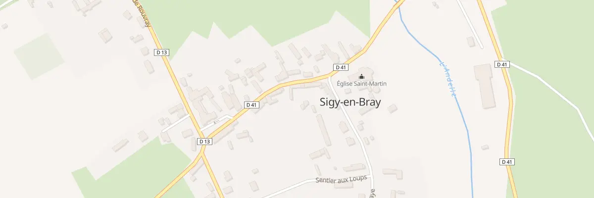 Plan du 154 Rue Saint Martin à Sigy-en-Bray