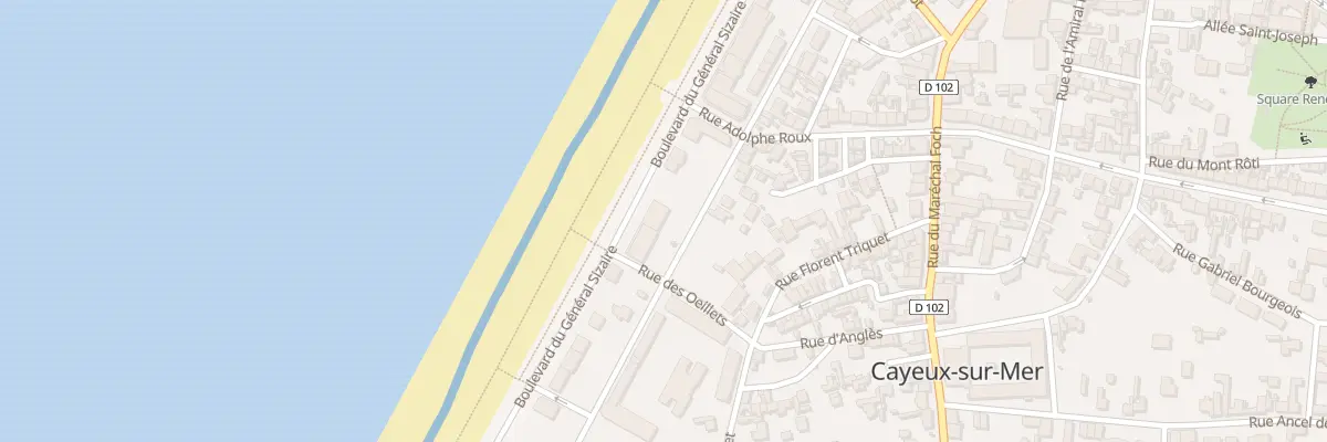 Plan du 28 Rue du Maréchal Joffre à Cayeux-sur-Mer