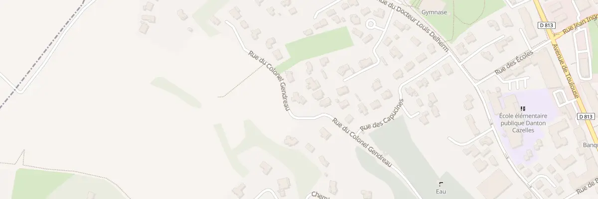 Plan du 9064 Rue du Colonel Gendreau à Castanet-Tolosan
