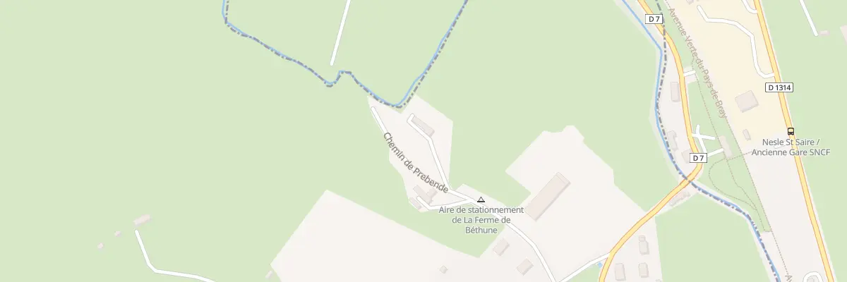 Plan du 180 Che de Prebende à Saint-Saire