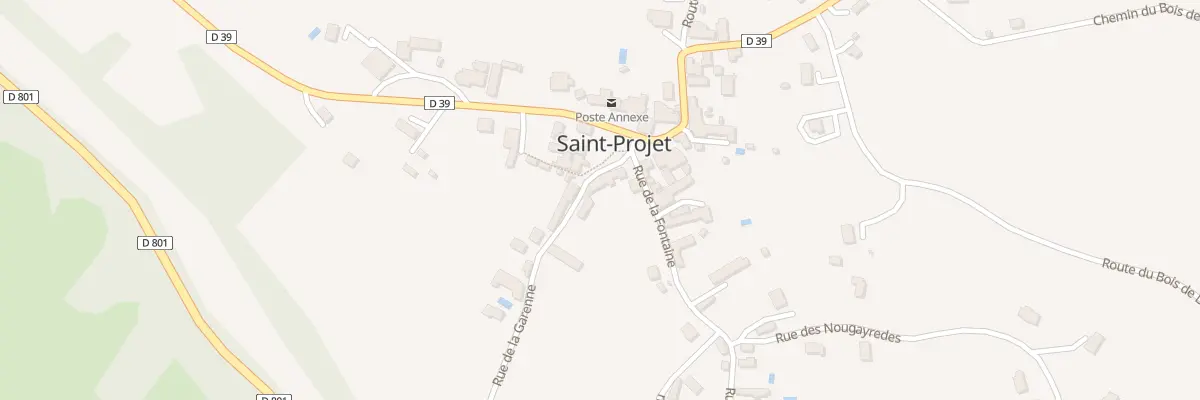 Plan du 5 Rue de la Garenne à Saint-Projet