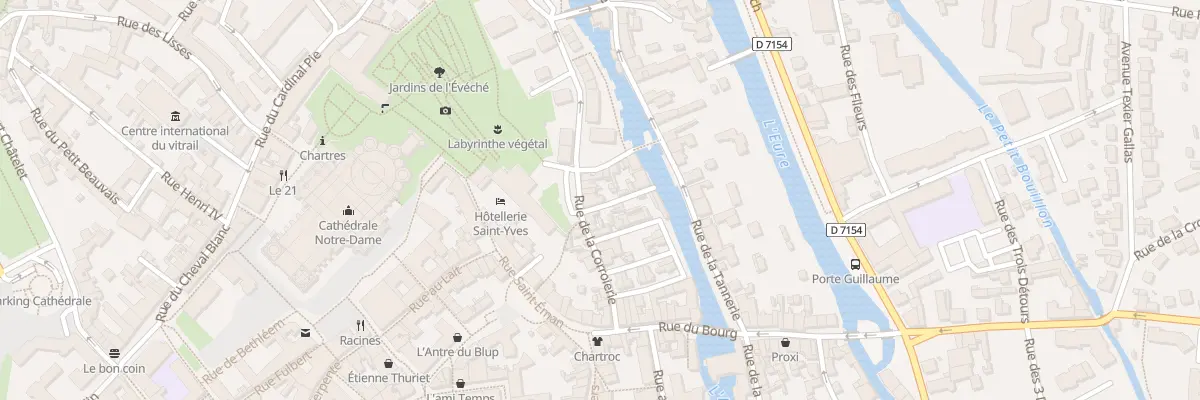 Plan du 20 Rue de la Corroierie à Chartres
