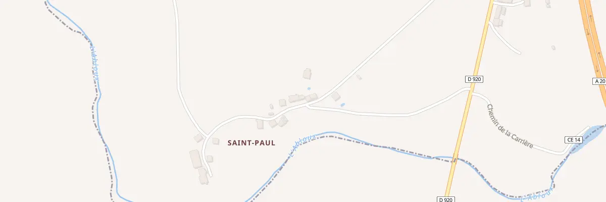 Plan du 4 Saint Paul à Vigoux