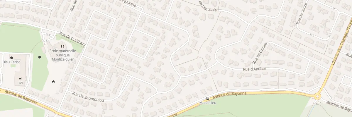 Plan du 39 Rue d’Oloron Ste Marie à L’Union