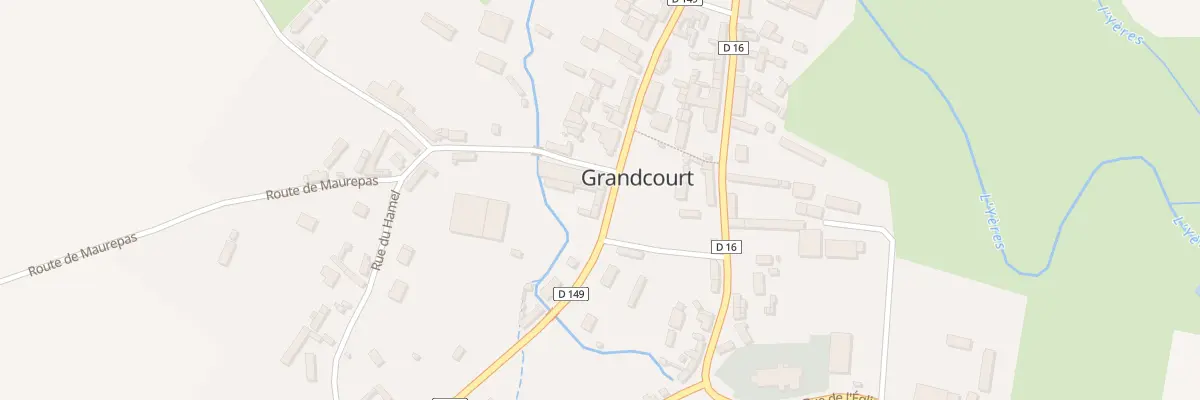 Plan du 5011 Le Bourg à Grandcourt